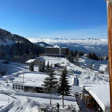 Duplex « Les 7 Marmottes », Les Balcons De Recoin Appartement Chamrousse Buitenkant foto